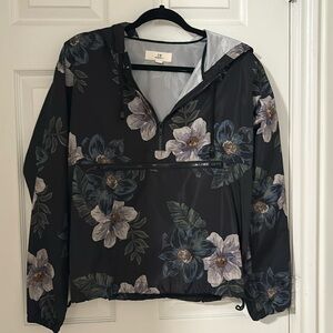 Floral Quarterzip Windbreaker
